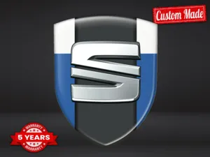 Seat Insignias Auto Personalizadas Resistentes Alta Calidad